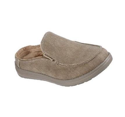 Chlapecké Boty Casual Skechers Melson - Comfy Time Hnědé | CZ_7478C
