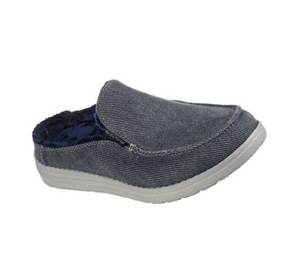 Chlapecké Boty Casual Skechers Melson - Comfy Time Tmavě Blankyt | CZ_74805