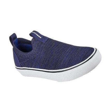Chlapecké Boty Casual Skechers Street Fame - Zakred Tmavě Blankyt | CZ_75260