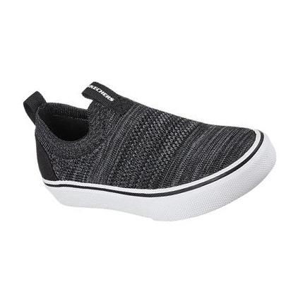 Chlapecké Boty Casual Skechers Street Fame - Zakred Černé | CZ_7528L