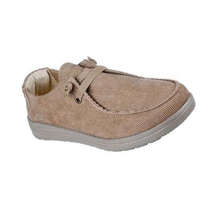 Chlapecké Mokasíny Skechers Melson - Zandro Hnědožlutý | CZ_77925