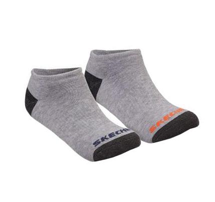 Chlapecké Ponožky Skechers 6 Pack Low Cut Na Chození Šedé | CZ_7367X