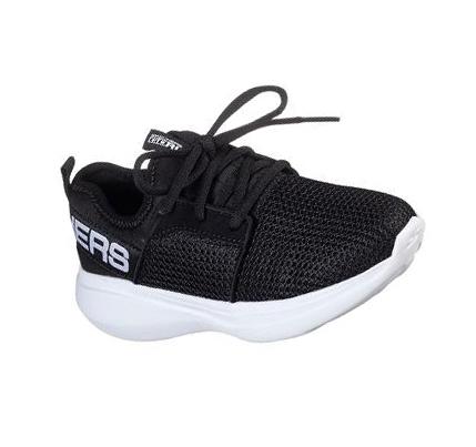 Chlapecké Tenisky Skechers GOrun Fast - Valor Černé Bílé | CZ_I770K
