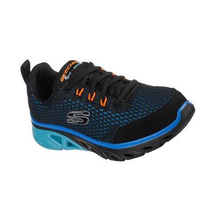 Chlapecké Tenisky Skechers Glide-Step Sportovní - Wave Heat Černé Blankyt | CZ_I395D
