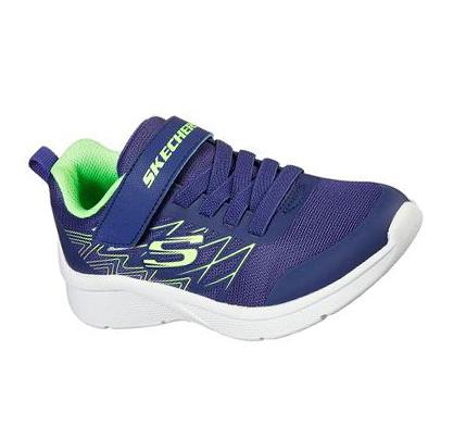 Chlapecké Tenisky Skechers Microspec - Texlor Tmavě Blankyt Zelene | CZ_A095B
