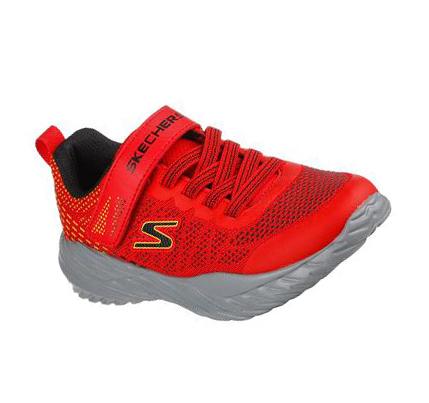 Chlapecké Tenisky Skechers Nitro Sprint - Karvo Červené Černé | CZ_I6454