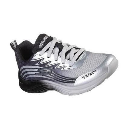 Chlapecké Tenisky Skechers Razor Grip - Sonictron Stříbrné Černé | CZ_I845Q