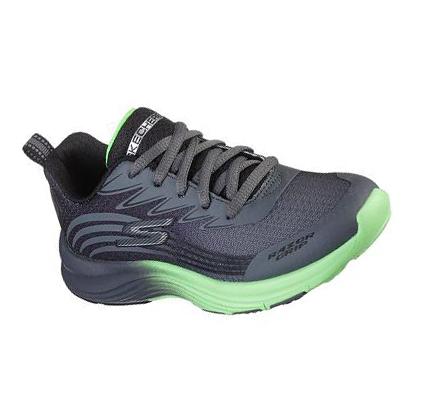 Chlapecké Tenisky Skechers Razor Grip - Sonictron Šedé Zelene | CZ_I920B