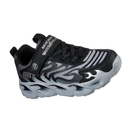 Chlapecké Tenisky Skechers S Lights: Thermo-Flash Černé Šedé | CZ_I1450