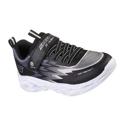 Chlapecké Tenisky Skechers S Lights: Vortex-Flash - Zorent Černé Šedé | CZ_I270B