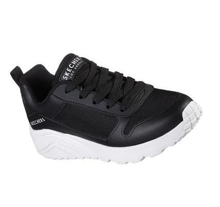 Chlapecké Tenisky Skechers Uno Lite - Zelden Černé Bílé | CZ_7901D