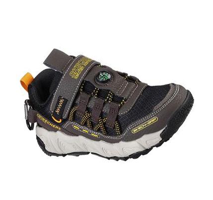Chlapecké Tenisky Skechers Velocitrek - Pro Scout Čokolády Černé | CZ_8051D