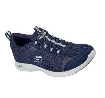 Dámské Boty Casual Skechers Arch Fit Refine - Her Best Tmavě Blankyt | CZ_40634
