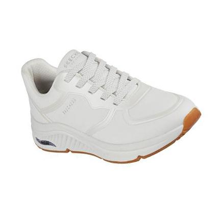 Dámské Boty Casual Skechers Arch Fit: S-Miles - Mile Makers Bílé | CZ_4138W