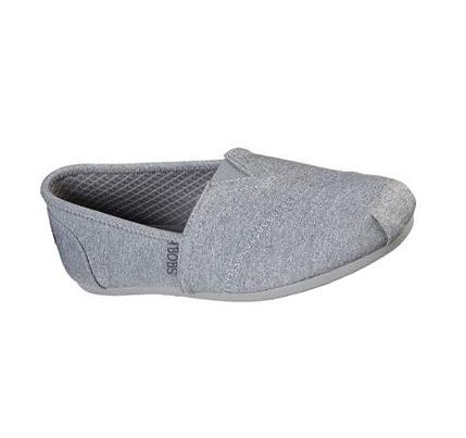 Dámské Boty Casual Skechers BOBS Plush - Express Yourself Šedé | CZ_30494