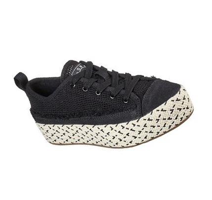 Dámské Boty Casual Skechers BOBS Sesame - Cute Výška Černé | CZ_I013Q