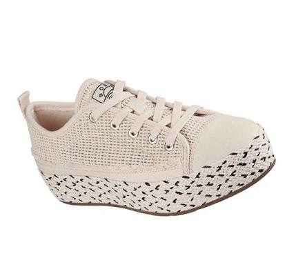 Dámské Boty Casual Skechers BOBS Sesame - Cute Výška Béžový | CZ_I038A