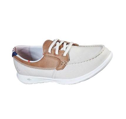Dámské Boty Casual Skechers GOwalk Lite - Playa Vista Béžový | CZ_5424C