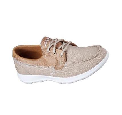 Dámské Boty Casual Skechers GOwalk Lite - Coral Béžový | CZ_60134