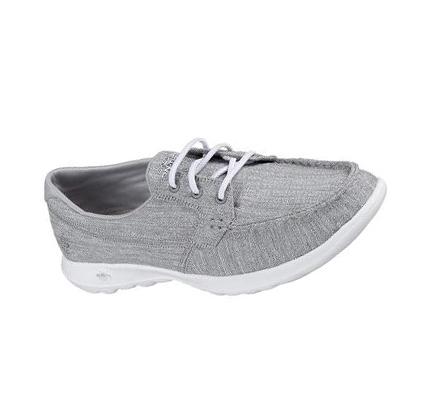 Dámské Boty Casual Skechers GOwalk Lite - Isla Světle Šedé | CZ_60630