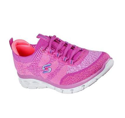 Dámské Boty Casual Skechers Glide-Step Flex - Cosmic Spirit Fialové | CZ_I5130