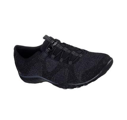 Dámské Boty Casual Skechers Relaxed Fit: Breathe-Easy - Opportuknity Černé | CZ_3524L