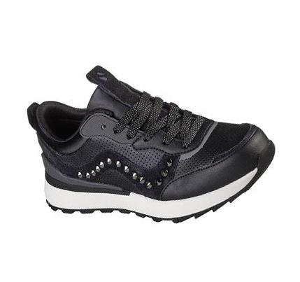 Dámské Boty Casual Skechers Sunny Street - Leatherette Černé Šedé | CZ_6474A