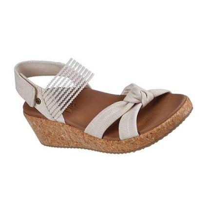Dámské Boty Na Klínku Skechers Arch Fit Beverlee - Juliet Béžový | CZ_3253P