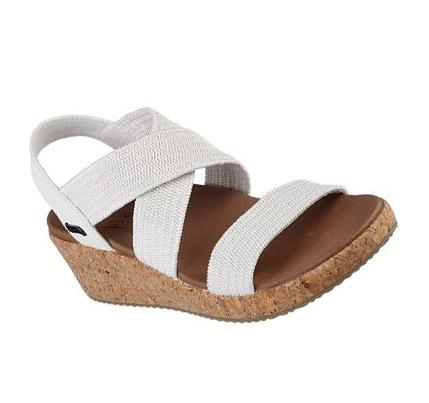 Dámské Boty Na Klínku Skechers Arch Fit Beverlee - Love Stays Bílé | CZ_32550