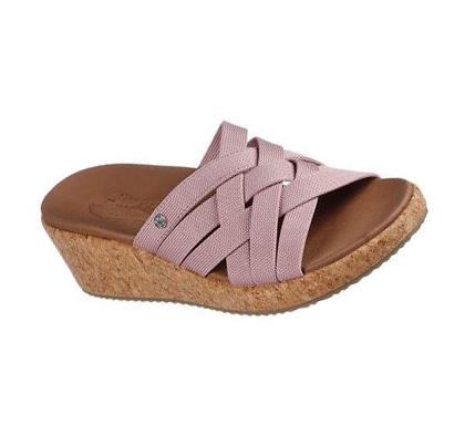 Dámské Boty Na Klínku Skechers Arch Fit Beverlee Fialové | CZ_3280W