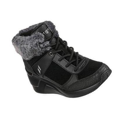 Dámské Boty Na Klínku Skechers Million - Wild Intuition Černé | CZ_A980C