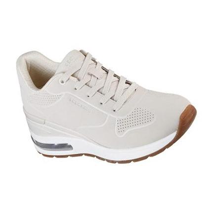 Dámské Boty Na Klínku Skechers Million Air - Lifted Bílé | CZ_3030L