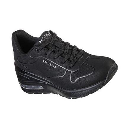 Dámské Boty Na Klínku Skechers Million Air - Lifted Černé | CZ_3051X