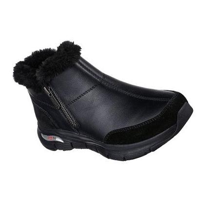 Dámské Boty Skechers Arch Fit - Běžné Hour Černé | CZ_I2665