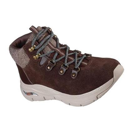 Dámské Boty Skechers Arch Fit - Extraordinary Čokolády | CZ_I152L