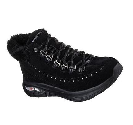 Dámské Boty Skechers Arch Fit - Goodnight Černé | CZ_I141D