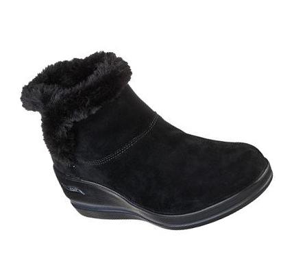 Dámské Boty Skechers Arch Fit Rise - Elegantní Černé | CZ_I0278