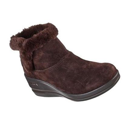 Dámské Boty Skechers Arch Fit Rise - Elegantní Čokolády | CZ_I0410