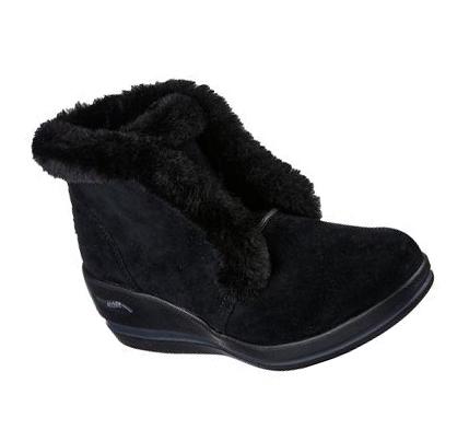 Dámské Boty Skechers Arch Fit Rise - Luxe Černé | CZ_I066A
