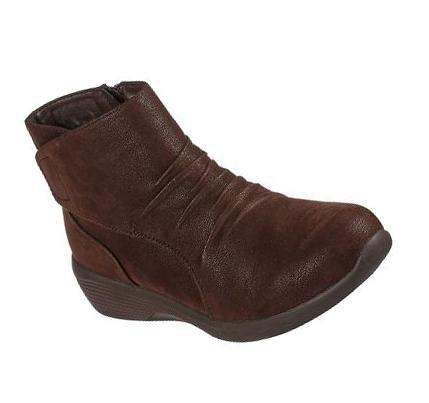 Dámské Boty Skechers Arya - Fresh Trick Čokolády | CZ_A3278