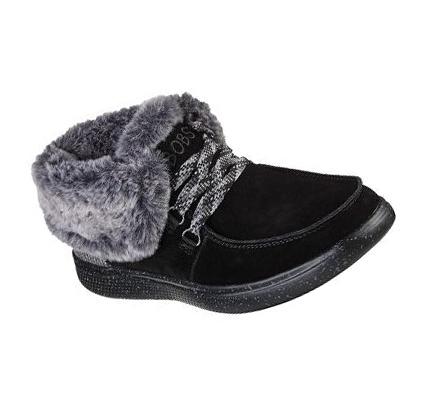 Dámské Boty Skechers BOBS Skipper - Mushers Delight Černé | CZ_7738C