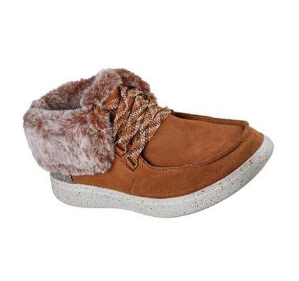 Dámské Boty Skechers BOBS Skipper - Mushers Delight Hnědé | CZ_7788L