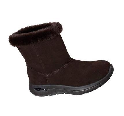 Dámské Boty Skechers GOwalk Arch Fit - Embrace Čokolády | CZ_I291D
