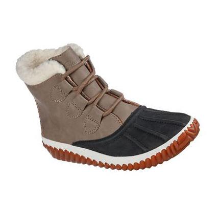 Dámské Boty Skechers Jagged Pond Černé Hnědé | CZ_78633