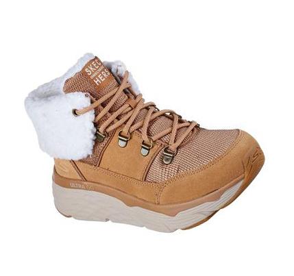 Dámské Boty Skechers Max Cushioning - Pinnacle Hnědé | CZ_I316C
