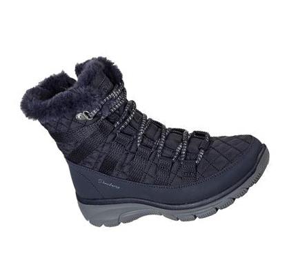 Dámské Boty Skechers Relaxed Fit: Easy Going - Moro Street Tmavě Blankyt | CZ_I5910