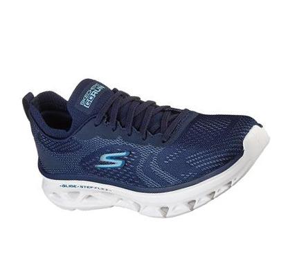 Dámské Běžecké Boty Skechers GO RUN Glide-Step Flex - Skylar Tmavě Blankyt | CZ_79090