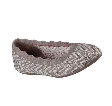 Dámské Flats Skechers Cleo 2.0 - Like Treasure Šedé Hnědé | CZ_A953B