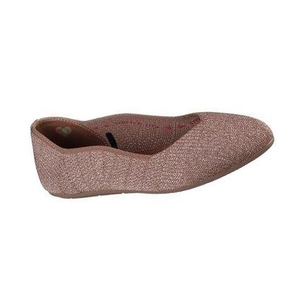 Dámské Flats Skechers Cleo 2.0 - Shimmering Béžový | CZ_A955D