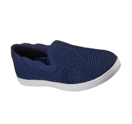 Dámské Flats Skechers Cleo Cup - Flower Winds Tmavě Blankyt | CZ_A780A